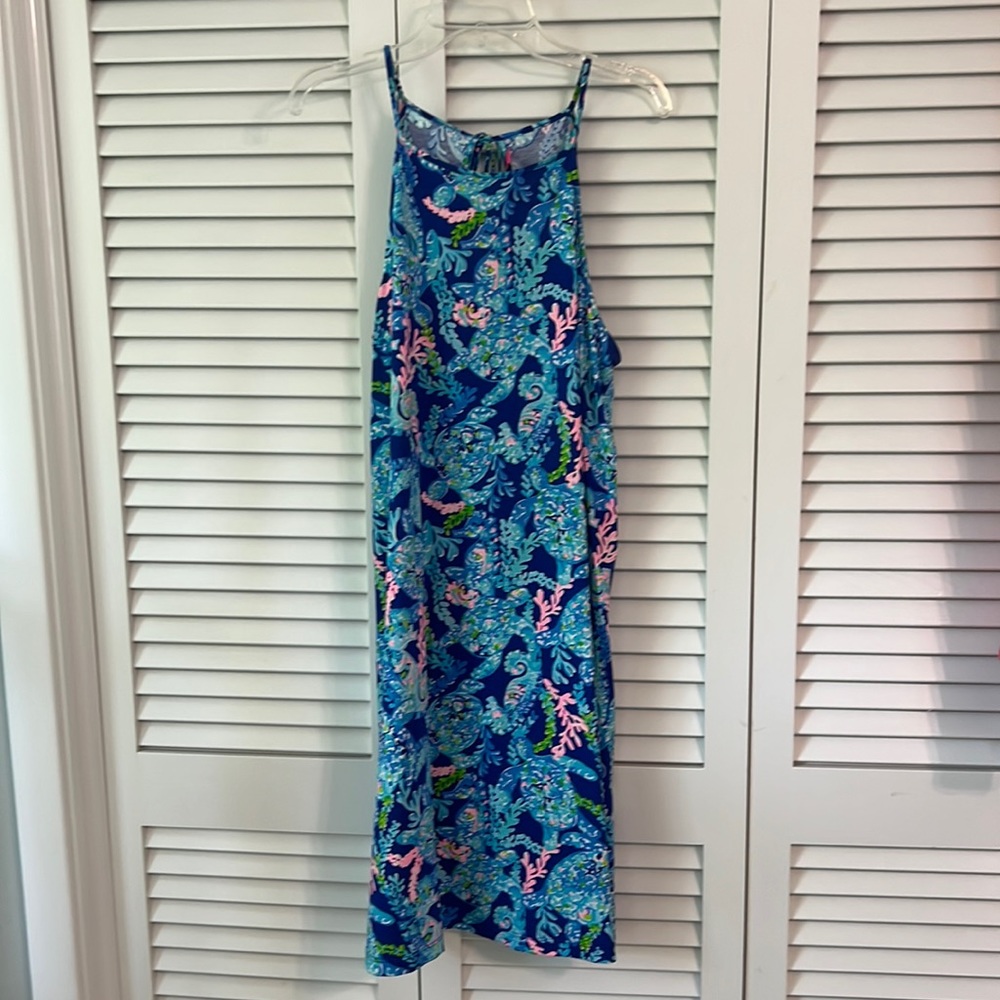 Lilly Pulitzer dress with tassel tie